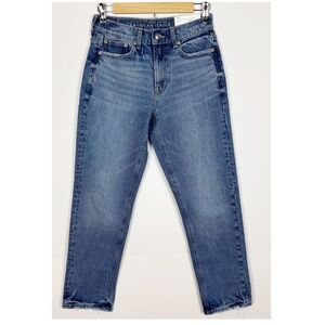 American Eagle Jeans Women's Size 0 Short Super High Rise Straight Stretch